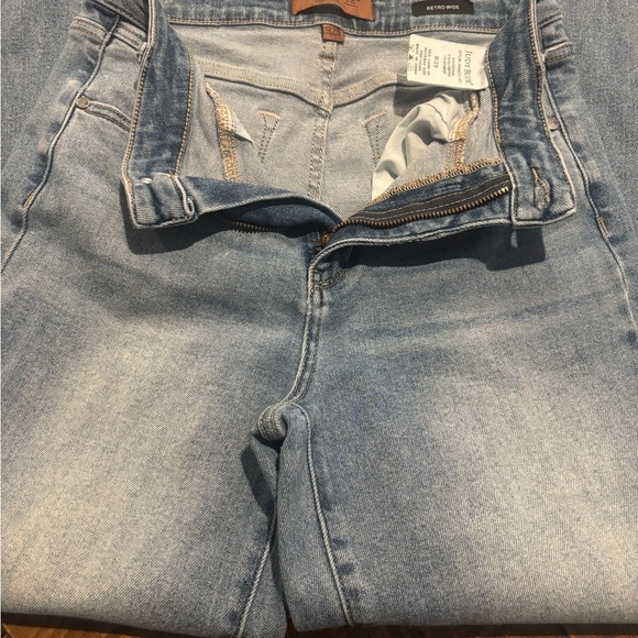 Judy Blue High Waist Vintage Wash Retro Wide - Picture 6 of 15